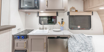 2026 KZ RV Sportsmen Classic 130BH Travel Trailer Kitchen 1