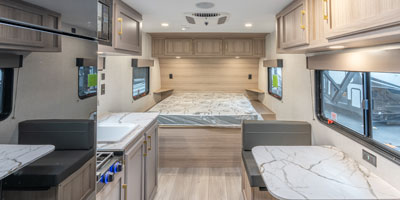 2026 KZ RV Sportsmen Classic 160QB Travel Trailer Back to Front