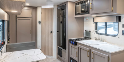 2026 KZ RV Sportsmen Classic 160QB Travel Trailer Kitchen 2