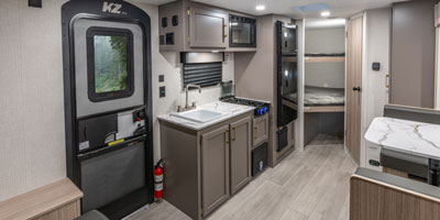 2026 KZ RV Sportsmen Classic 171BH Travel Trailer Kitchen Bunks