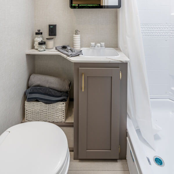 2026 KZ RV Sportsmen SE 301DBSE Travel Trailer Bathroom