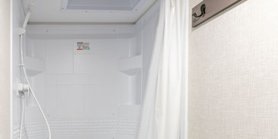 2026 KZ RV Sportsmen SE 291BHKSE Travel Trailer Bathroom Shower and Toilet