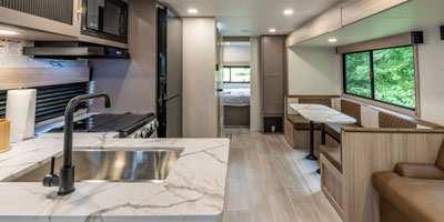 2026 KZ RV Sportsmen SE 301DBSE Travel Trailer Front to Back