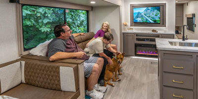 2026 KZ RV Sportsmen SE 301DBSE Travel Trailer Interior Feature Photos 1