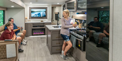 2026 KZ RV Sportsmen SE 301DBSE Travel Trailer Interior Feature Photos 21