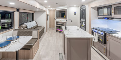 2026 KZ RV Sportsmen SE 344BHKSE Travel Trailer Back to Front