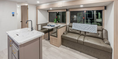 2026 KZ RV Sportsmen SE 344BHKSE Travel Trailer Living Room