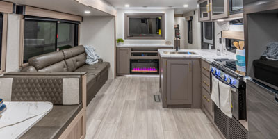 2026 KZ RV Sportsmen SE 383DBKSE Travel Trailer Back to Front