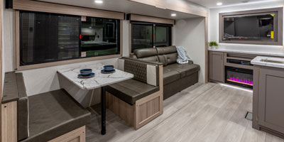 2026 KZ RV Sportsmen SE 383DBKSE Travel Trailer Booth Dinette 1