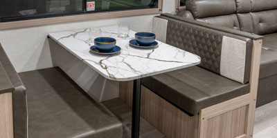 2026 KZ RV Sportsmen SE 383DBKSE Travel Trailer Booth Dinette 2