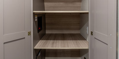 2026 KZ RV Sportsmen SE 383DBKSE Travel Trailer Closet Washer Dryer Prep