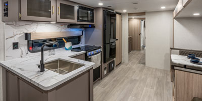 2026 KZ RV Sportsmen SE 383DBKSE Travel Trailer Kitchen