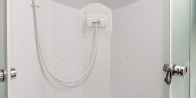 2026 KZ RV Sportsmen SE 383DBKSE Travel Trailer Master Bathroom Shower