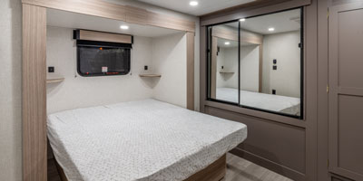 2026 KZ RV Sportsmen SE 383DBKSE Travel Trailer Master Bedroom 1