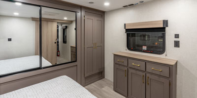 2026 KZ RV Sportsmen SE 383DBKSE Travel Trailer Master Bedroom 2