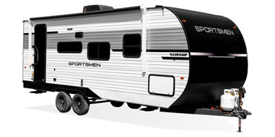 2026 KZ RV Sportsmen Select 221RKSL Travel Trailer Exterior Front 3-4 Door Side