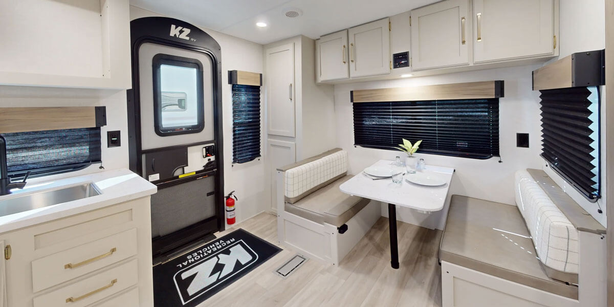 2027 KZ RV Sportsmen Select 231MKSL Travel Trailer Interior 360