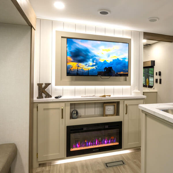 2027 KZ RV Sportsmen 333BHK Travel Trailer Entertainment Center