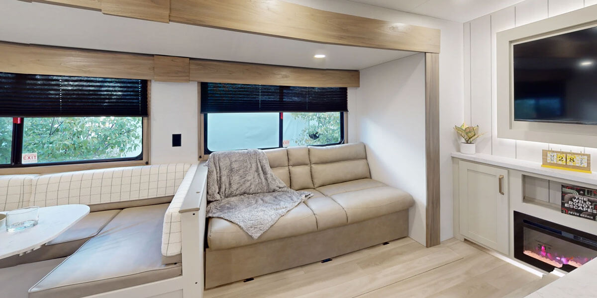 2027 KZ RV Sportsmen 301DB Travel Trailer Interior 360