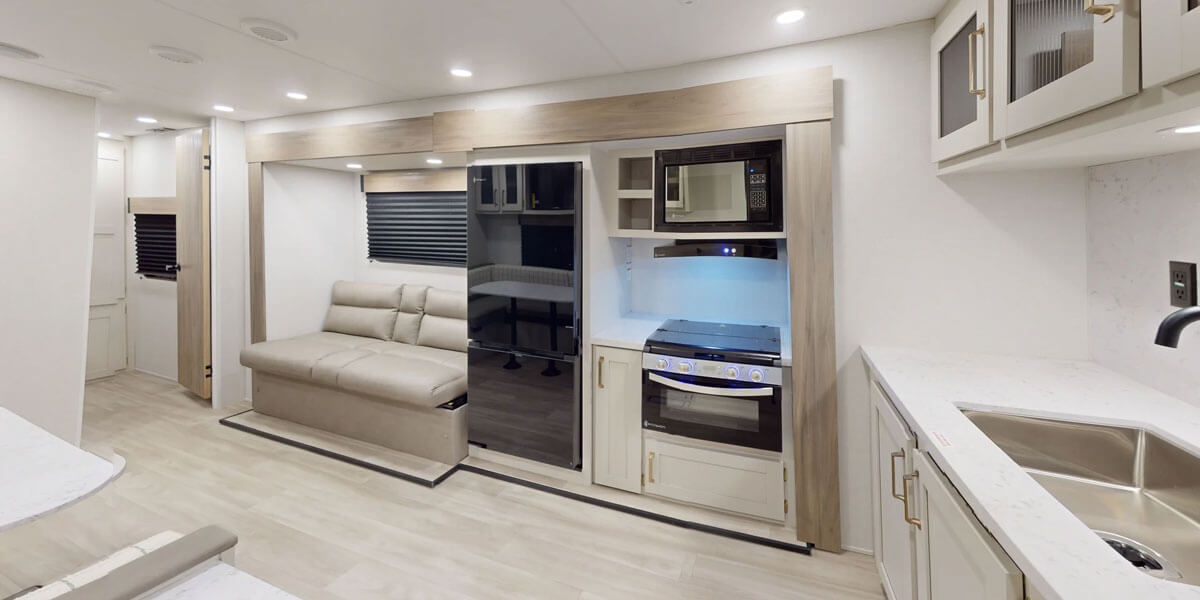 2027 KZ RV Sportsmen 321BHK Travel Trailer Interior 360