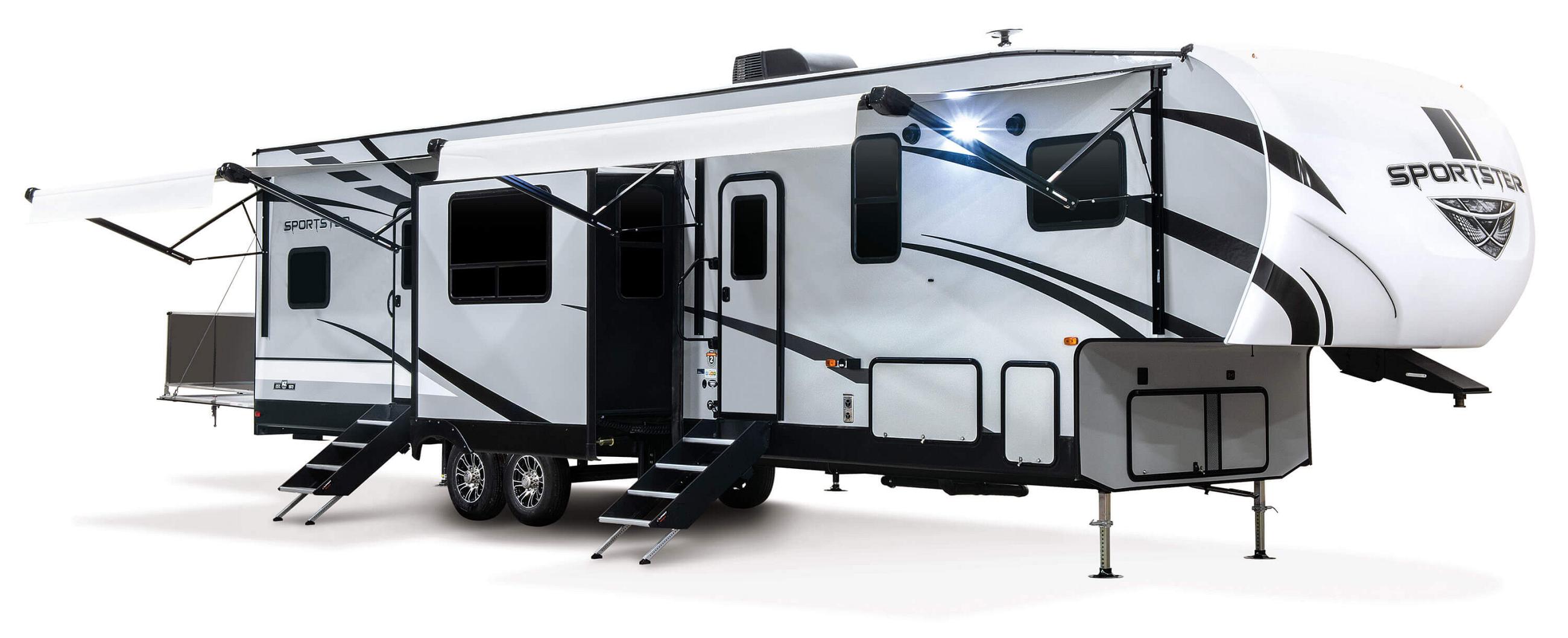 Sportster 353TH13 Fifth Wheel Toy Hauler KZ RV