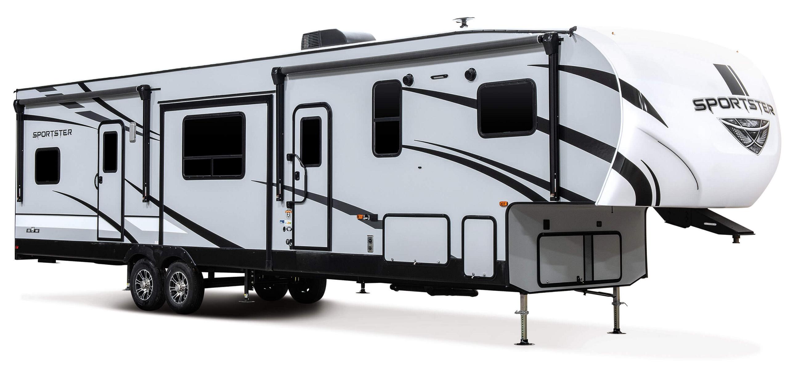 Sportster 353TH13 Fifth Wheel Toy Hauler KZ RV