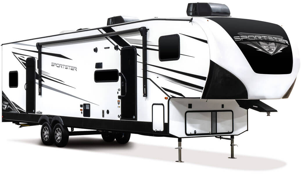2024 KZ RV Sportster 331TH13 Fifth Wheel Toy Hauler Exterior Graphics