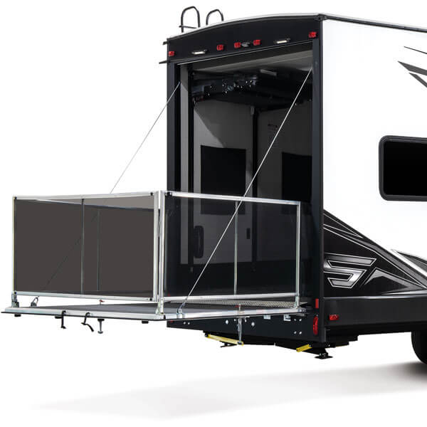 2024 KZ RV Sportster 331TH13 Fifth Wheel Toy Hauler Exterior Party Patio Package