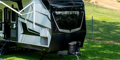 2026 KZ RV Sportster X 22X Travel Trailer Toy Hauler Exterior Lifestyle 8