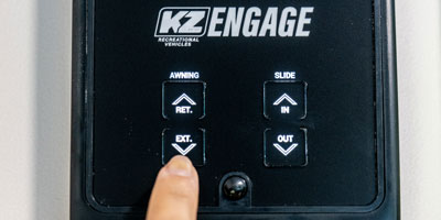 2026 KZ RV Sportster X 22X Travel Trailer Toy Hauler Interior Lifestyle 8