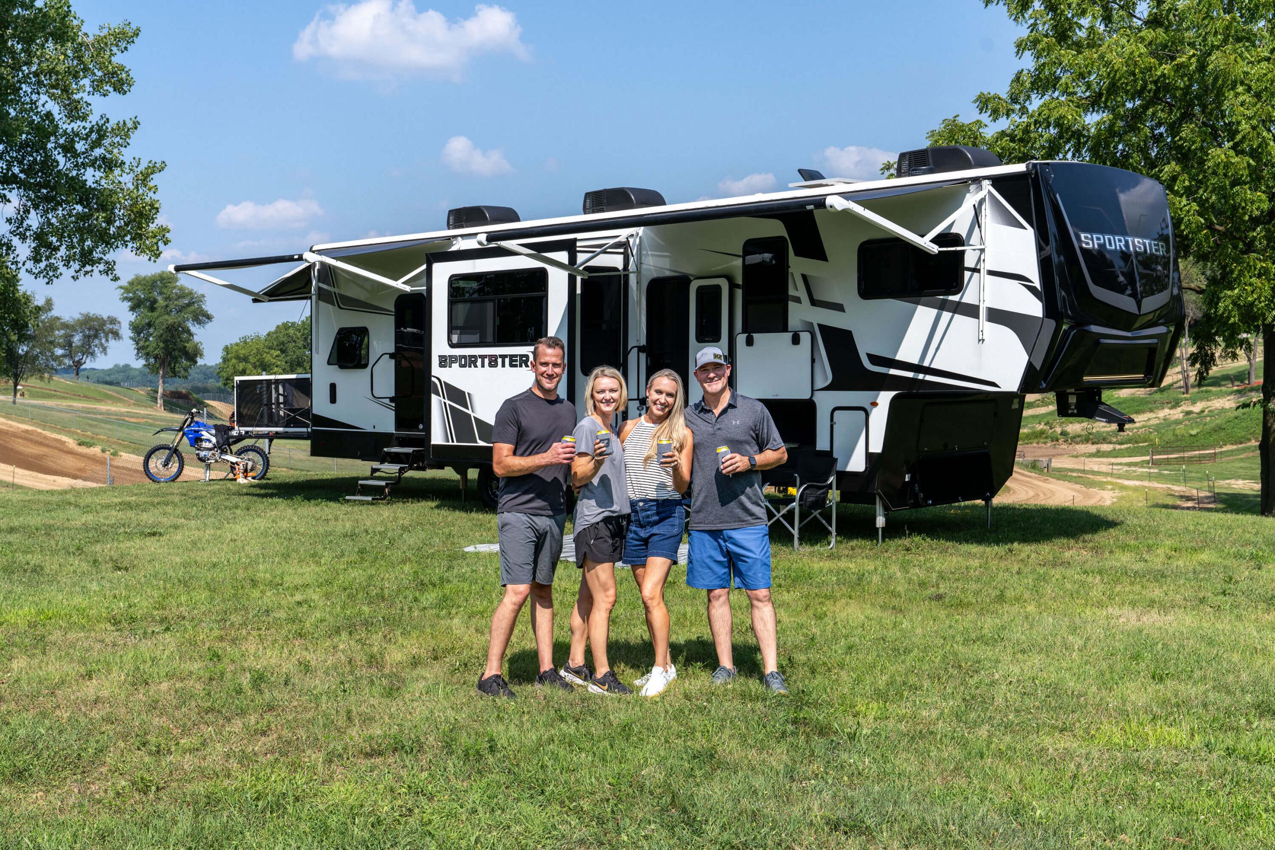 Sportster X 3411X Fifth Wheel Toy Hauler | KZ RV