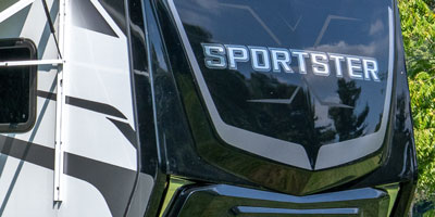 2026 KZ RV Sportster X 3411X Travel Trailer Toy Hauler Exterior Lifestyle 3