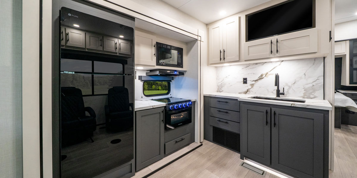 2027 KZ RV Sportster X 26X Travel Trailer Toy Hauler Kitchen