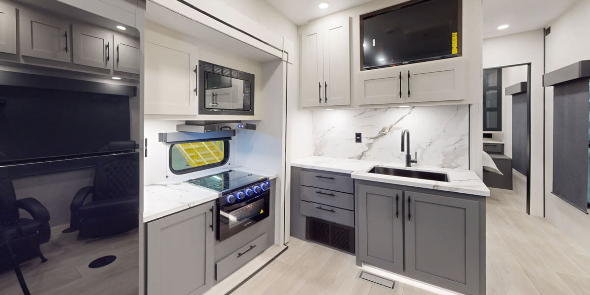 2027 KZ RV Sportster X 26X Travel Trailer Toy Hauler Interior 360