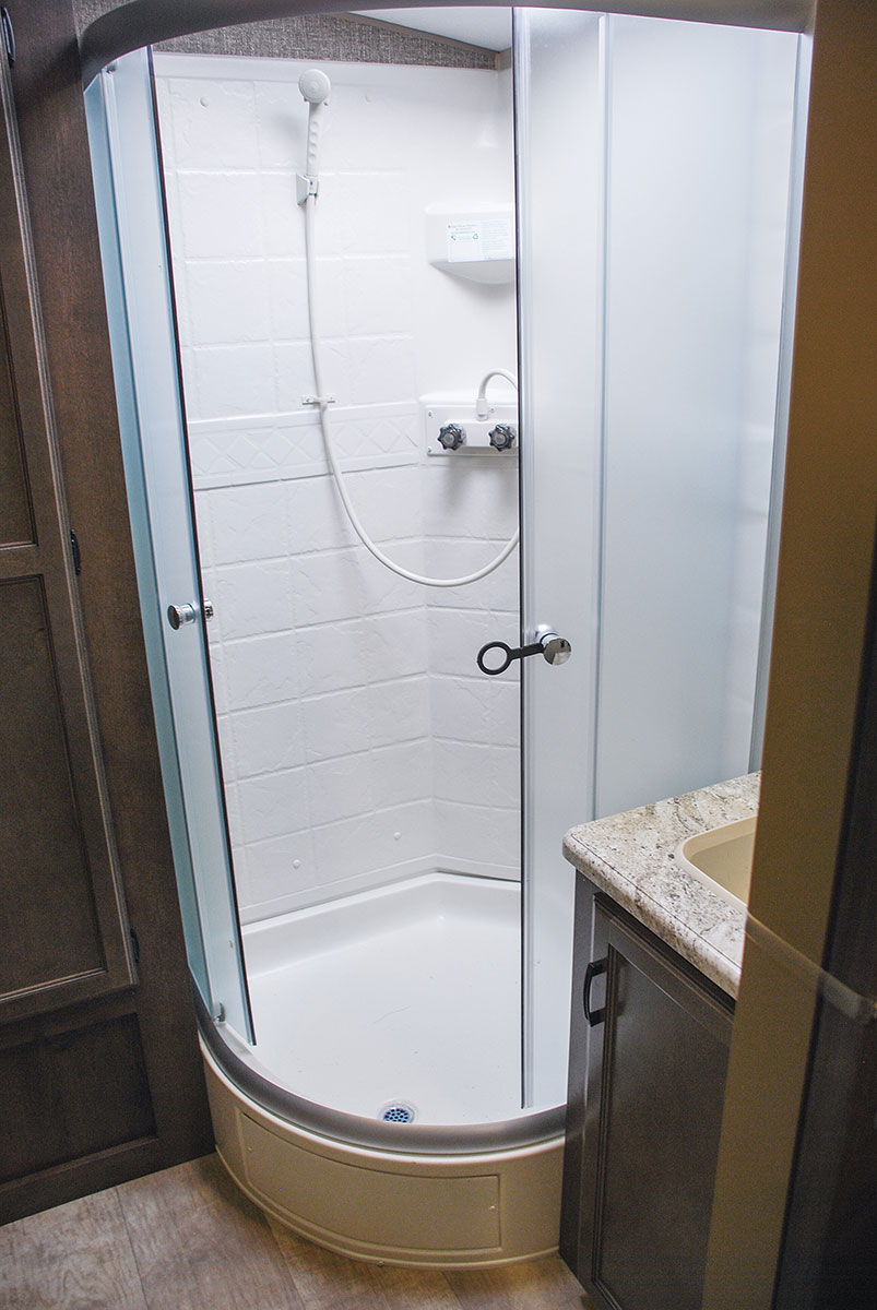 Camper Trailer With Enclosed Shower