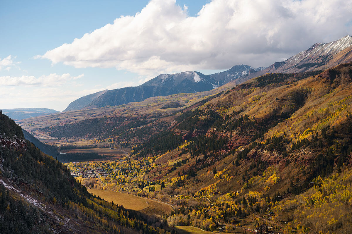 Telluride Colorado in Autumn