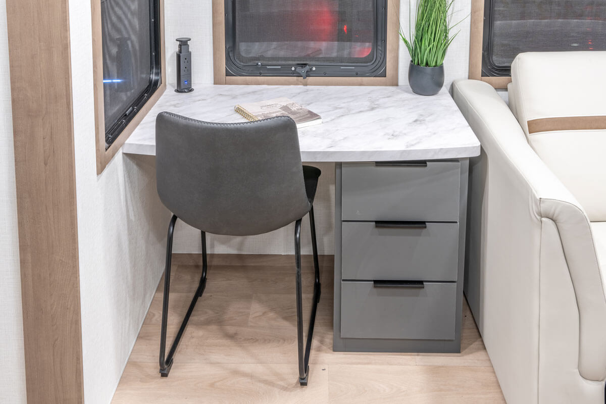 KZ RV Domani DM323RL Travel Trailer Desk